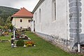 English: Cemetery and rectory Deutsch: Friedhof und Pfarrhof