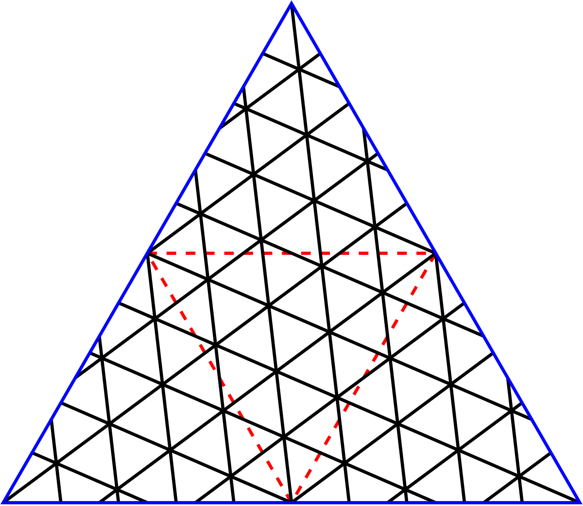 Triangle 6. Треугольник 6x4x1. Треугольник на 6 линий поделендля фотошопа. Разделить треугольник на 12 маленьких.