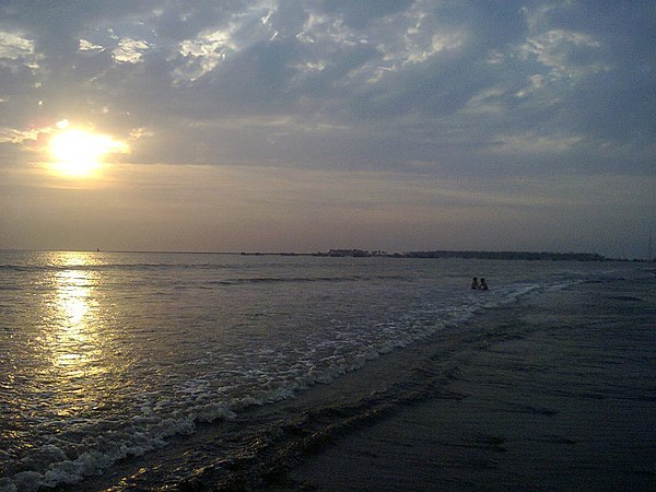 Sunset at Arnala beach, Virar