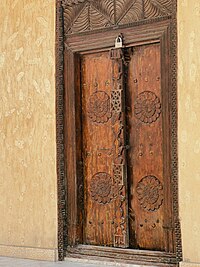 Swahili door in Bagamoyo, Pwani.jpg