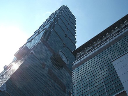 Taipei 101, the tallest building of Taiwan