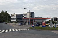 Teboil petrol station and Canon regional headquarters