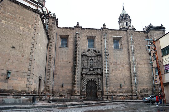 Templo del Carmen in San Luis Potosí City, Mexico in January 2014, it is one of the largest churches in Americas.