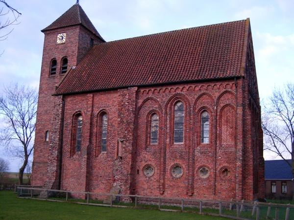 The 800-year-old Ursuskerk of Termunten in the north of the Netherlands