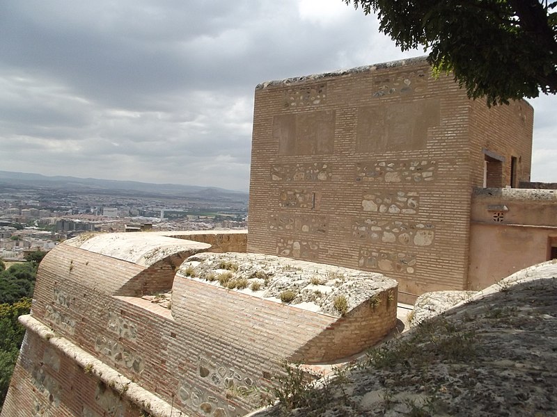 File:The Alcazaba Fortress - The Alhambra - Granada - The Tower of gunpowder (14435716578).jpg