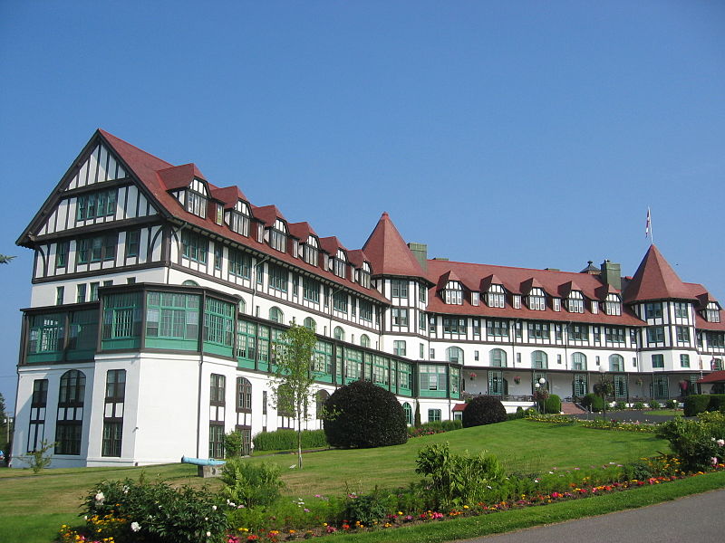 The Algonquin resort on a nice summer's day in Saint Andrews