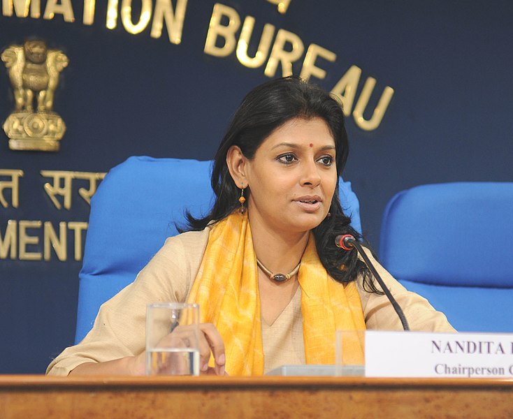 File:The Chairperson, Children’s Film Society of India (CFSI), Ms. Nandita Das addressing a Press Conference, in New Delhi on October 21, 2011.jpg