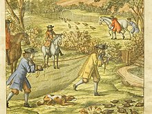 "The Setting Dogg & Partridgs" (detail) by Richard Blome, from The Gentlemans Recreation (1686) The Setting Dogg & Partridgs (detail).jpeg