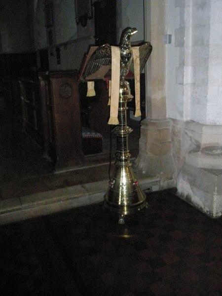 File:The lectern at St Peter and St Paul, Hambledon - geograph.org.uk - 1117286.jpg