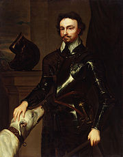 Thomas Wentworth, 1st Earl of Strafford, and organiser of the King's forces for the Second War Thomas Wentworth, 1st Earl of Strafford by Sir Anthony Van Dyck (2).jpg