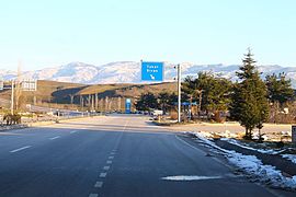 Amasya-Tokat road