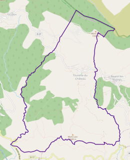 Tourette-du-Château - Localizazion