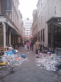 Thumbnail for File:Trash on Queens Day 2.jpg