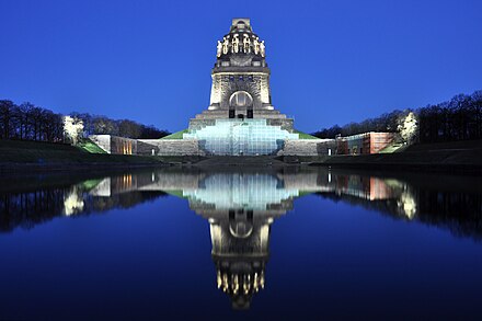 Völkerschlachtdenkmal, largest monument in Europe