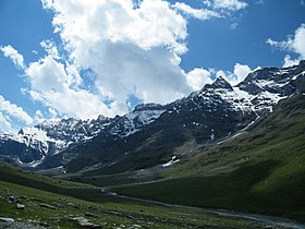 Blick auf das Ribon-Tal.