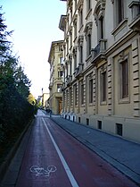 Bicycle path in Florence