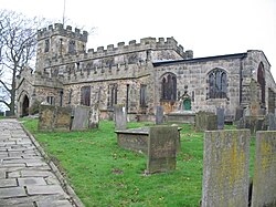 View of south side, St Matthew's Church, Pentrich.JPG