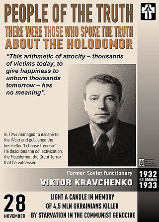 <span class="mw-page-title-main">Victor Kravchenko (defector)</span> Defector Soviet diplomat (1905–1966)