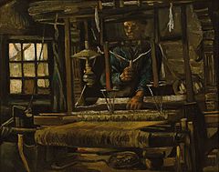 Ткач. Винсент Ван Гог Ткач. Ван Гог Ткач с прялкой. Ван Гог ткацкий станок. Картина Ван Гога про ткацкий станок.