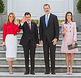 Official visit of the President of the Republic of Mexico, Enrique Peña Nieto, to Spain (1 May 2018)