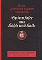 Titelblatt einer Broschüre zur PeCe-Faser/Seide, 1942