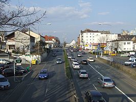 Bundesstraße 262 in Wiesbaden (Schiersteiner Strasse-Bruecke)
