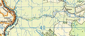 Waione pada tahun 1956 edition dari satu inci lembar peta N92.jpg