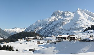 Vorarlberg Warth: Geografie, Geschichte, Kultur und Sehenswürdigkeiten