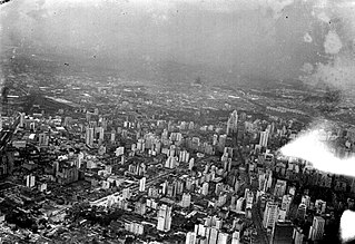 Vista aérea da cidade de São Paulo/SP