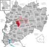 Location of the municipality of Westerheim in the Unterallgäu district