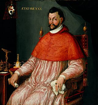 <span class="mw-page-title-main">Wolf Dietrich von Raitenau</span> Prince-archbishop of Salzburg between 1587 and 1612