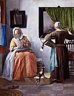 Mulher lendo uma carta de Gabriël Metsu.jpg