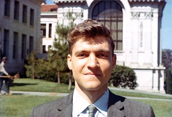 Kaczynski as an assistant professor at UC Berkeley in 1968