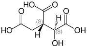 (2S,3S)-Isocitric Acid Structural Formula V1.svg