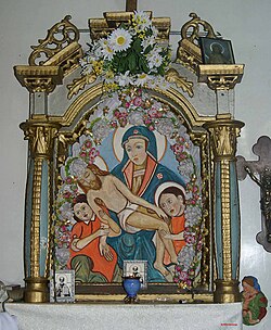 Ікона з дерев'яної церкви Святого Василя Великого села Соль..jpg