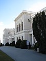 The main facade of the palace