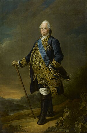 1771 portrait painting of Louis de Bourbon, Count of Clermont by François Hubert Drouais.jpg