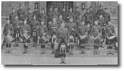 Picture of the School's first cadet corps in 1905. 1919band.jpg