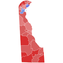 2008 United States House election in Delaware results map by state house district.svg