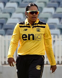 King playing for WA in September 2022