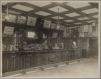 McGreevy's 3rd Base Saloon in 1916