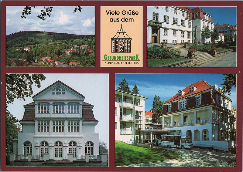 File:31549-Bad Gottleuba-1995-Klinik Bad Gottleuba 4-teilig-Brück & Sohn Kunstverlag.jpg