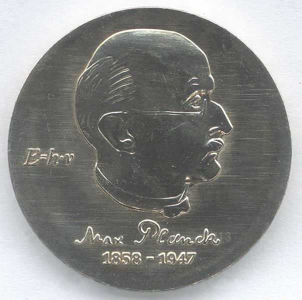 File:5 Mark DDR 1983 - 125. Geburtstag von Max Planck - Bildseite.JPG