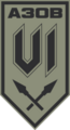 Insignia of the 6th Special Purpose Battalion, second subdued variant.