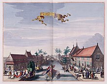 The Tijgersgracht canal lined with the houses of the city's most prominent families, c. 1682 AMH-5643-KB View of the Tijgersgracht on Batavia.jpg