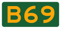 AUS Alphanumeric Route B69.svg