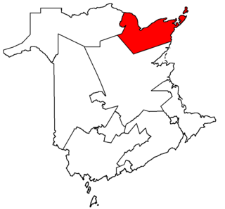 <span class="mw-page-title-main">Acadie—Bathurst</span> Federal electoral district in New Brunswick, Canada