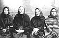 A picture of four Acadian women, 1895