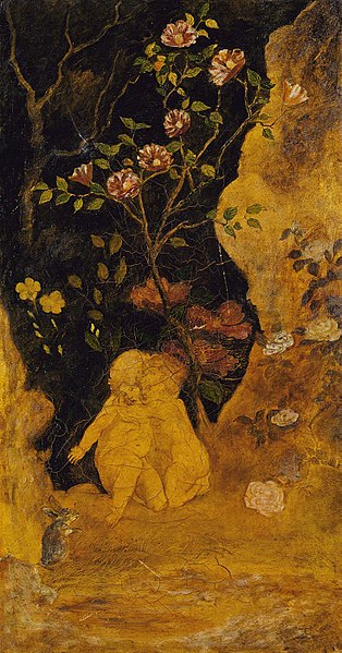 File:Albert Pinkham Ryder - Panel for a Screen, Children Frightened by a Rabbit - 1929.6.106A - Smithsonian American Art Museum.jpg