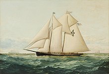 Pilot boat Alexander M. Lawrence, painting by Conrad Freitag. Alexander M. Lawrence (pilot boat).jpg